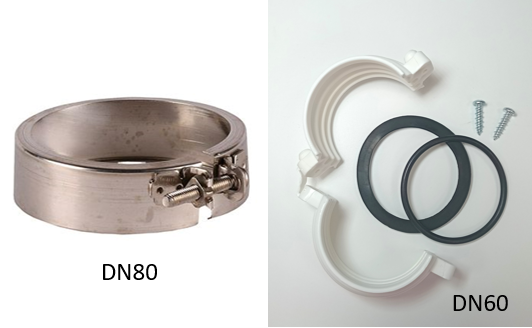 Spona pro flexi trubky pp