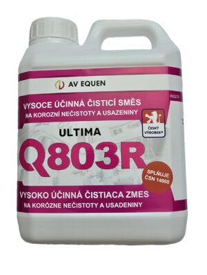 Čisticí směs na korozivní nečistoty a usazeniny Q803R 1l : 100l vody