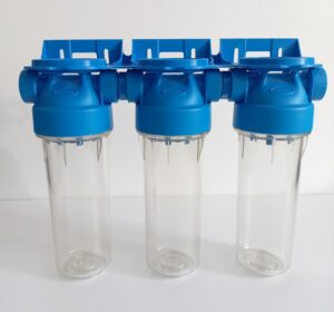 Potrubní filtr 1″ TRIO plast 10″ bez vložky